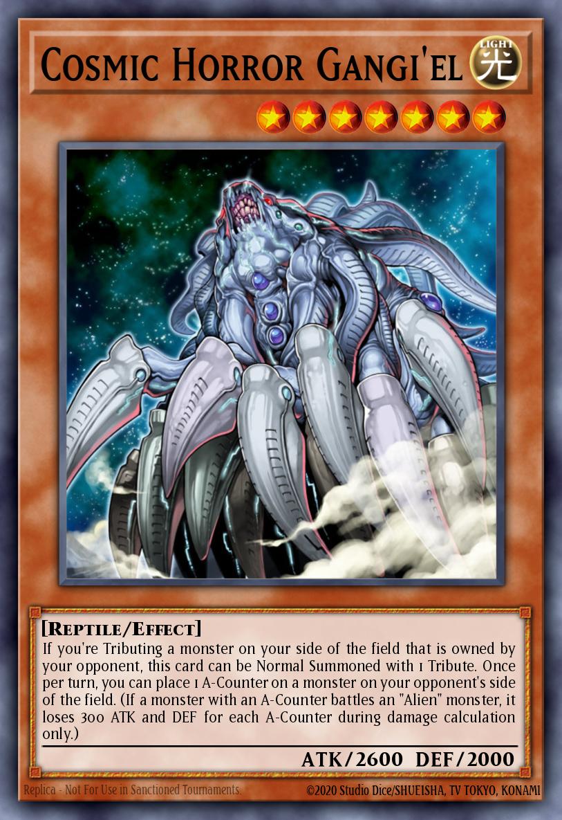 Cosmic Horror Gangi'el Yu-Gi-Oh card