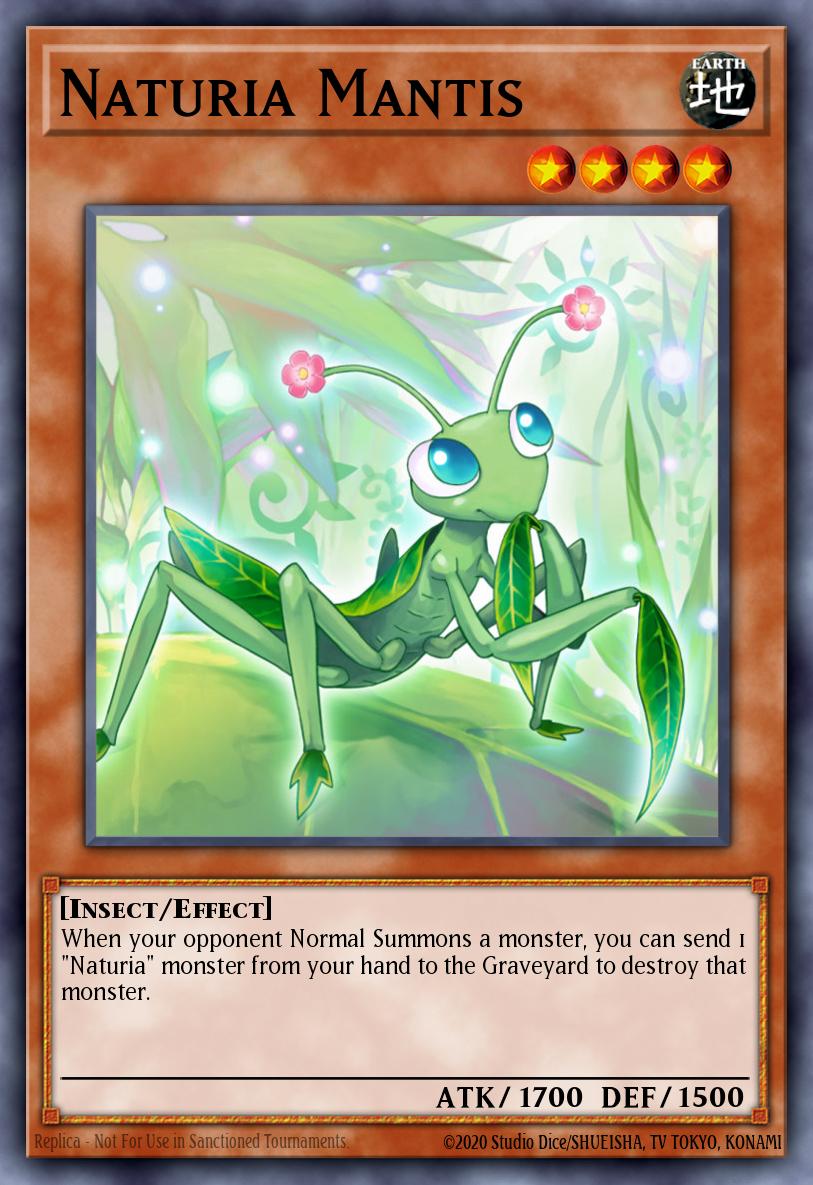 Naturia Mantis Yu-Gi-Oh card