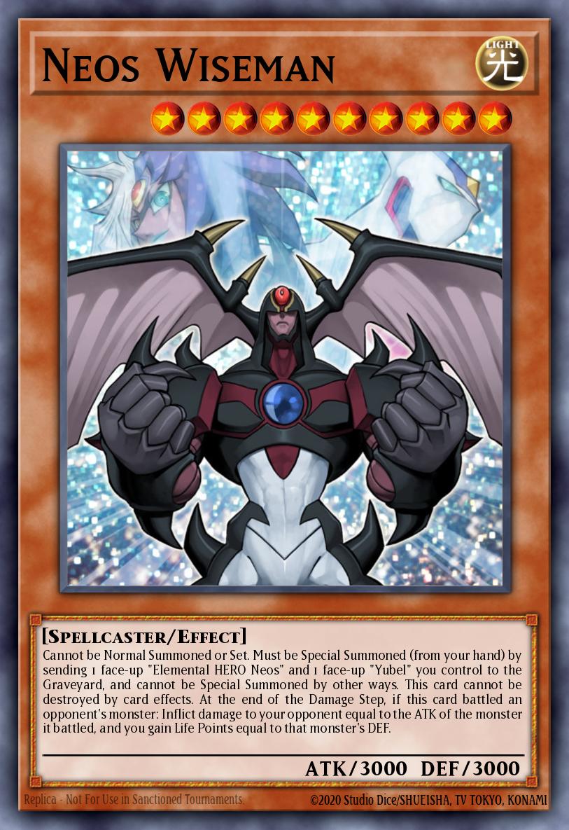 Neos Wiseman Yu-Gi-Oh card