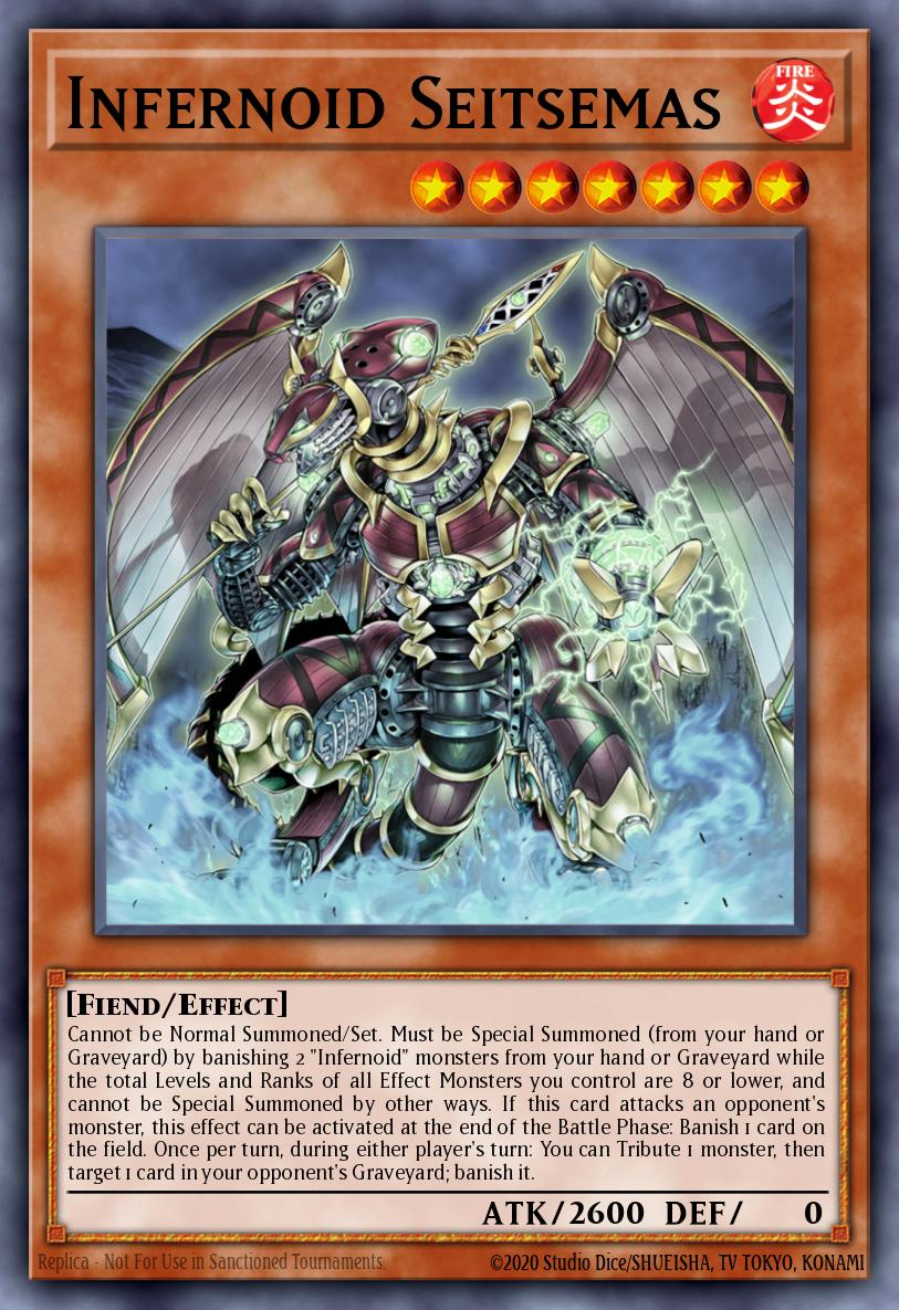 Infernoid Seitsemas Yu-Gi-Oh card