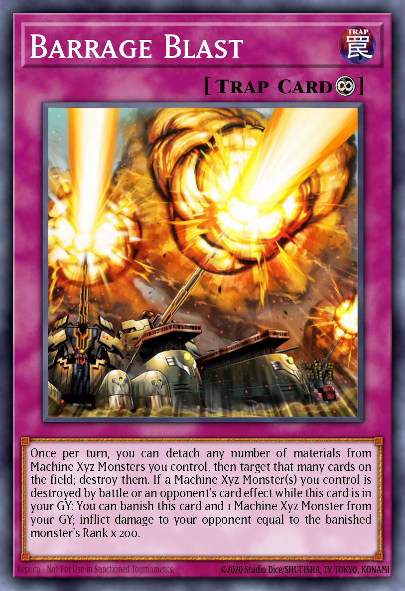 Barrage Blast Yu-Gi-Oh card