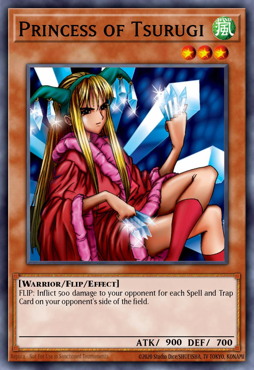 Princess of Tsurugi Yu-Gi-Oh card
