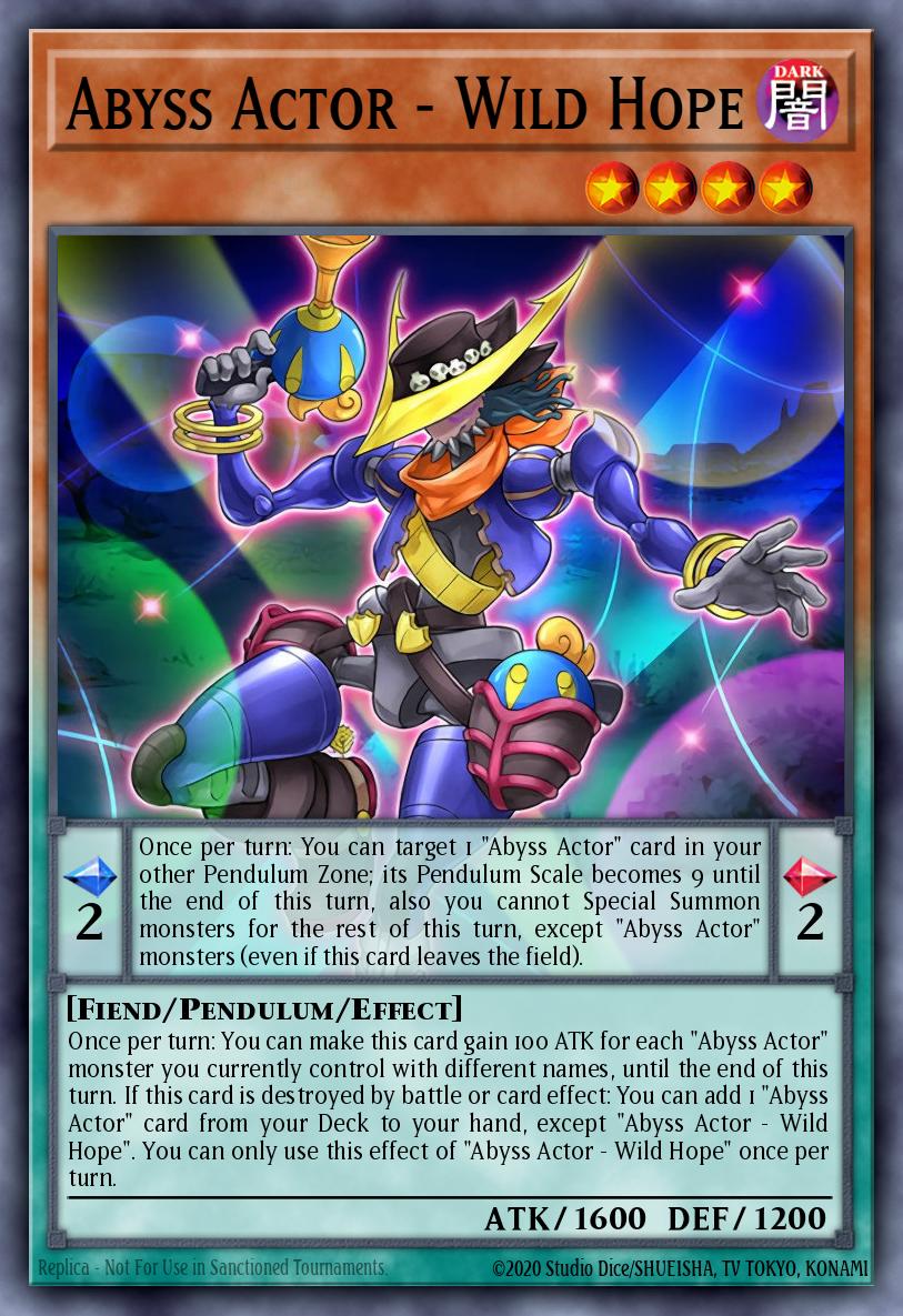 Abyss Actor - Wild Hope Yu-Gi-Oh card