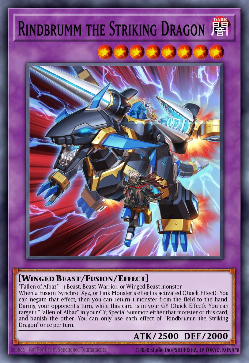 Rindbrumm the Striking Dragon Yu-Gi-Oh card