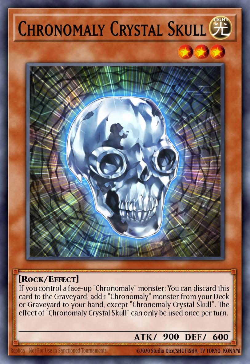 Chronomaly Crystal Skull Yu-Gi-Oh card