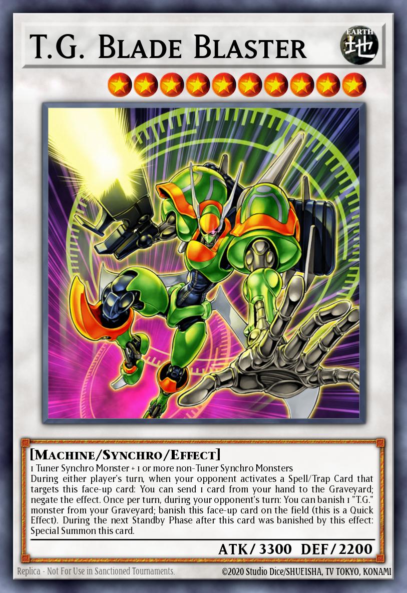 T.G. Blade Blaster Yu-Gi-Oh card