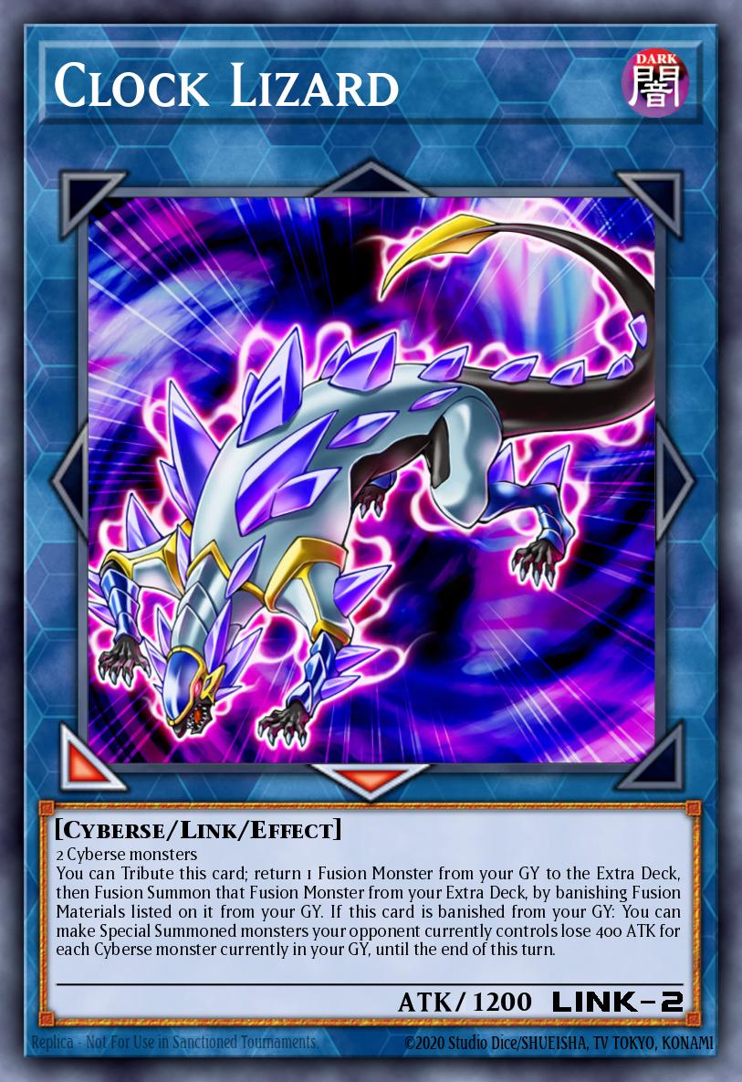 Clock Lizard Yu-Gi-Oh card