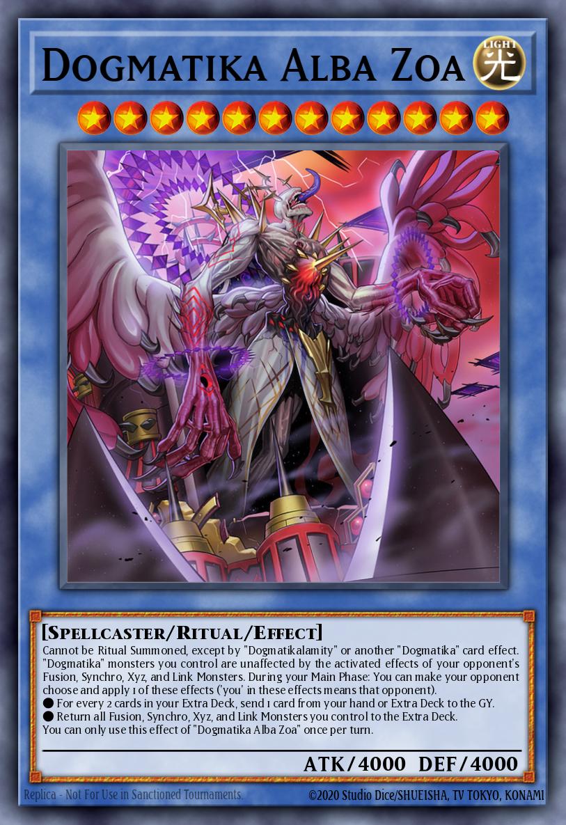 Dogmatika Alba Zoa Yu-Gi-Oh card