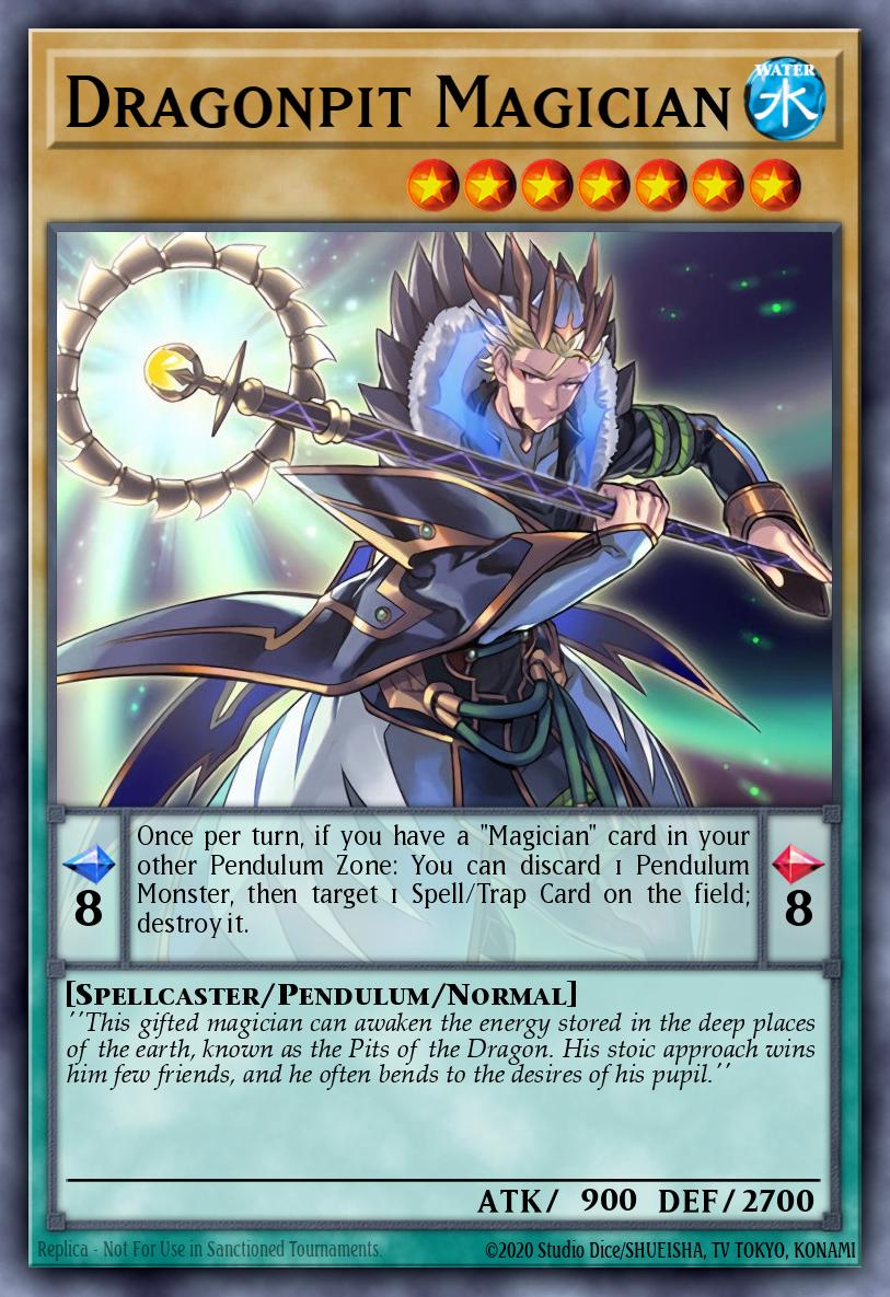 Dragonpit Magician Yu-Gi-Oh card