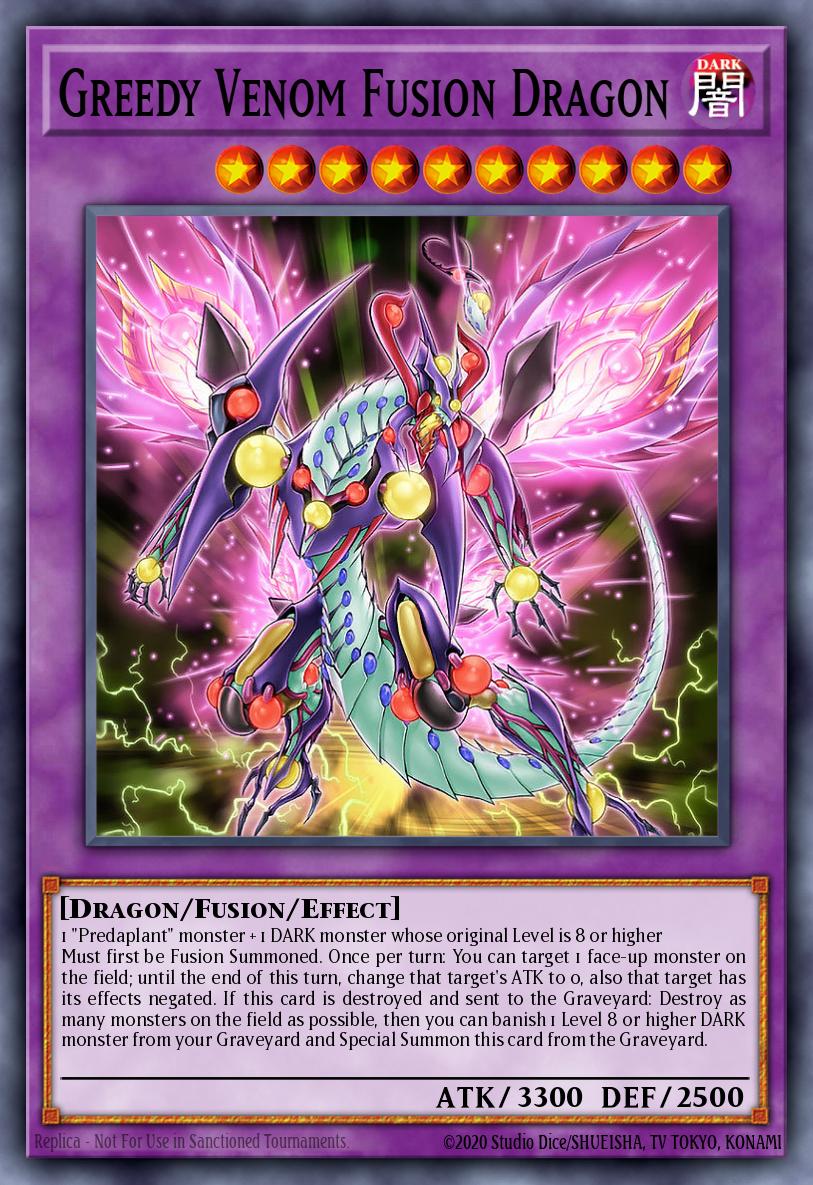 Greedy Venom Fusion Dragon Yu-Gi-Oh card
