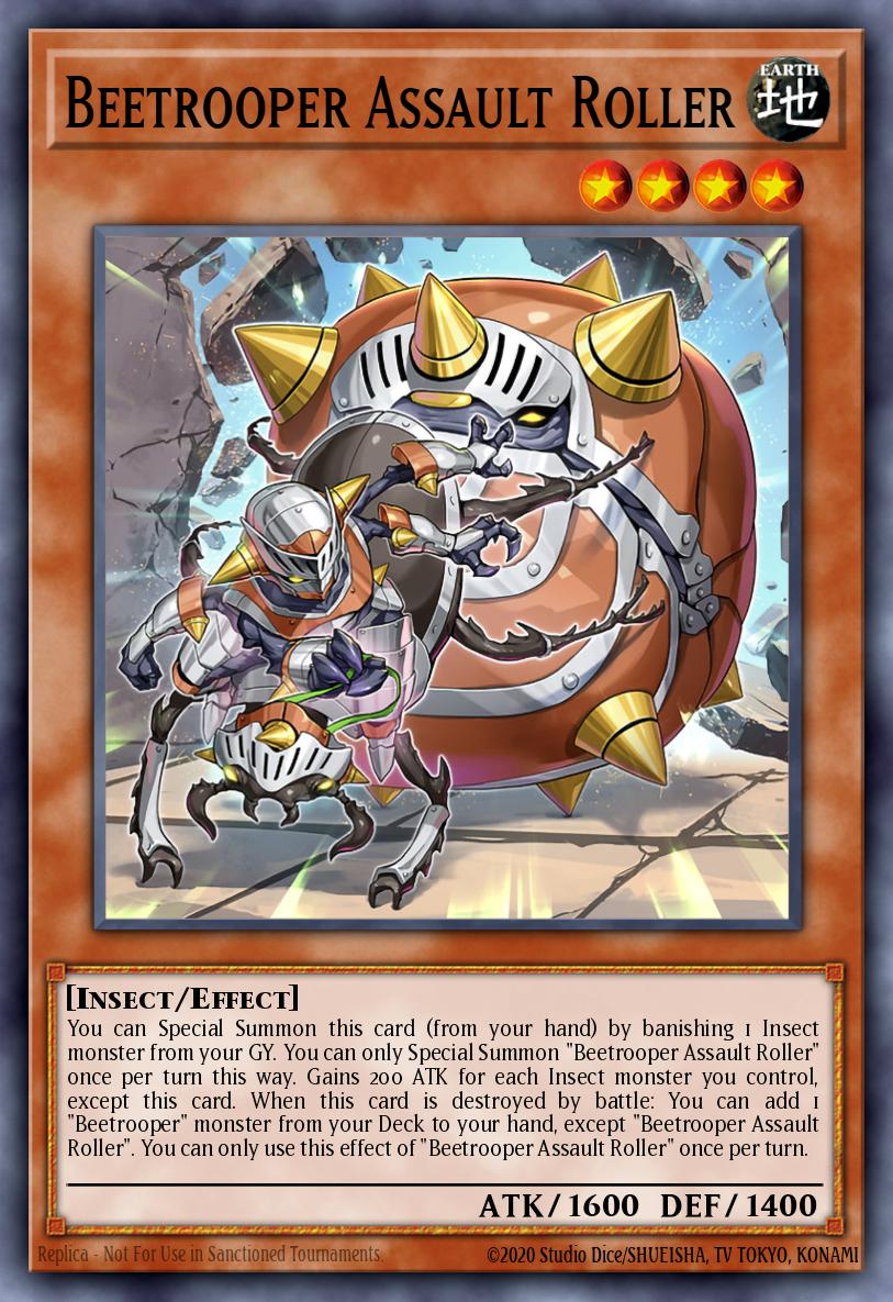 Beetrooper Assault Roller Yu-Gi-Oh card