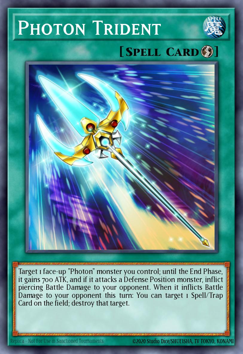 Photon Trident Yu-Gi-Oh card