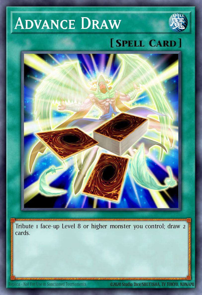 Advance Draw Yu-Gi-Oh card