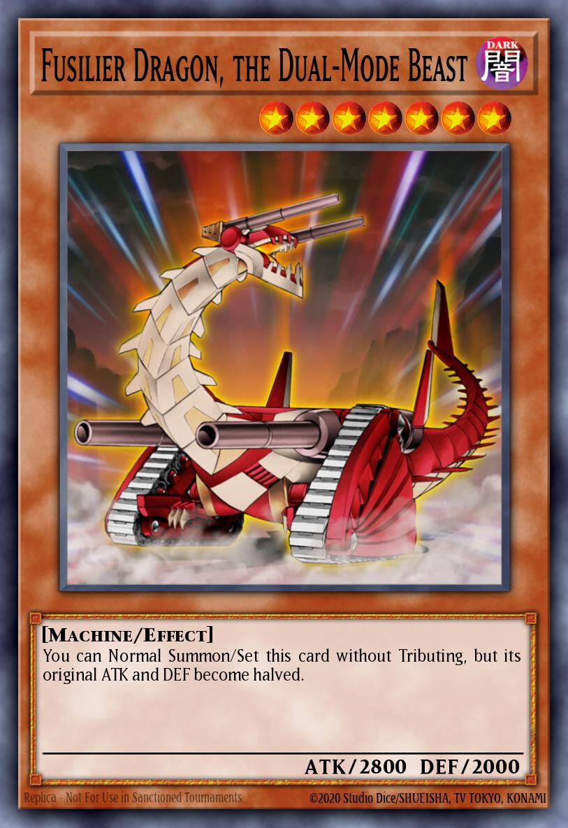 Fusilier Dragon, the Dual-Mode Beast Yu-Gi-Oh card