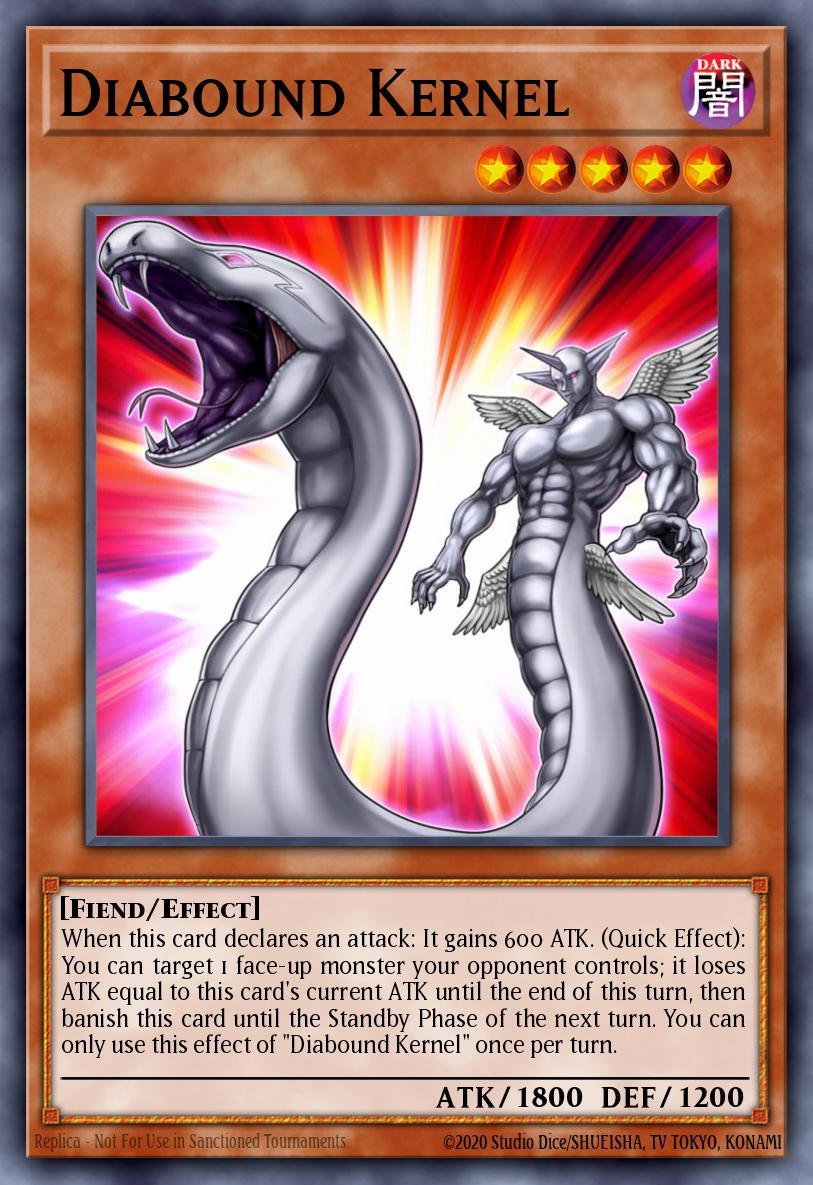 Diabound Kernel Yu-Gi-Oh card