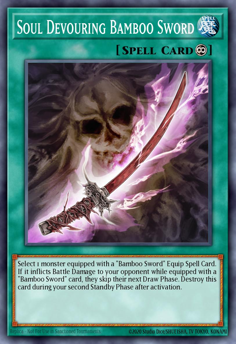 Soul Devouring Bamboo Sword Yu-Gi-Oh card