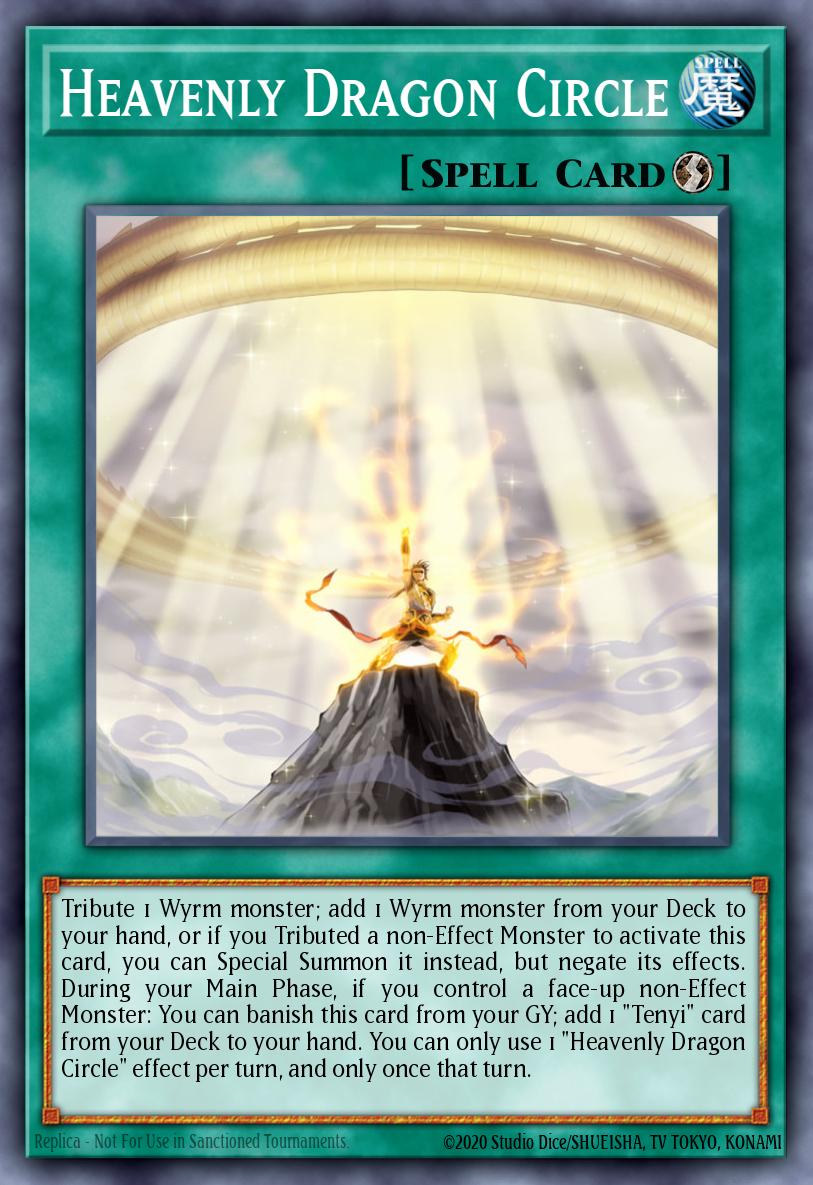Heavenly Dragon Circle Yu-Gi-Oh card
