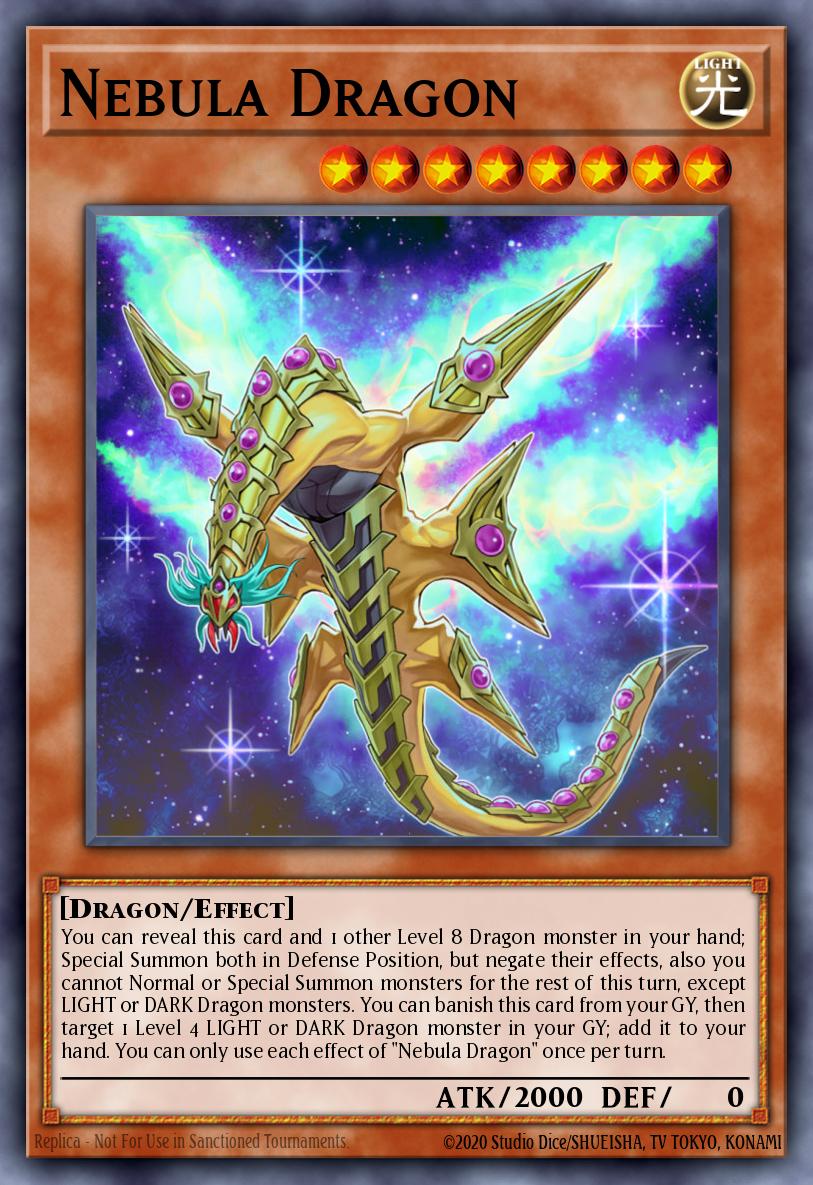 Nebula Dragon Yu-Gi-Oh card