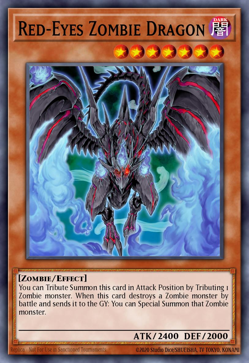 Red-Eyes Zombie Dragon Yu-Gi-Oh card