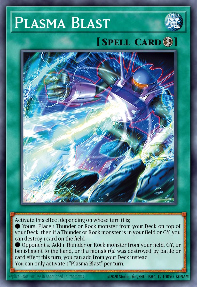 Plasma Blast Yu-Gi-Oh card