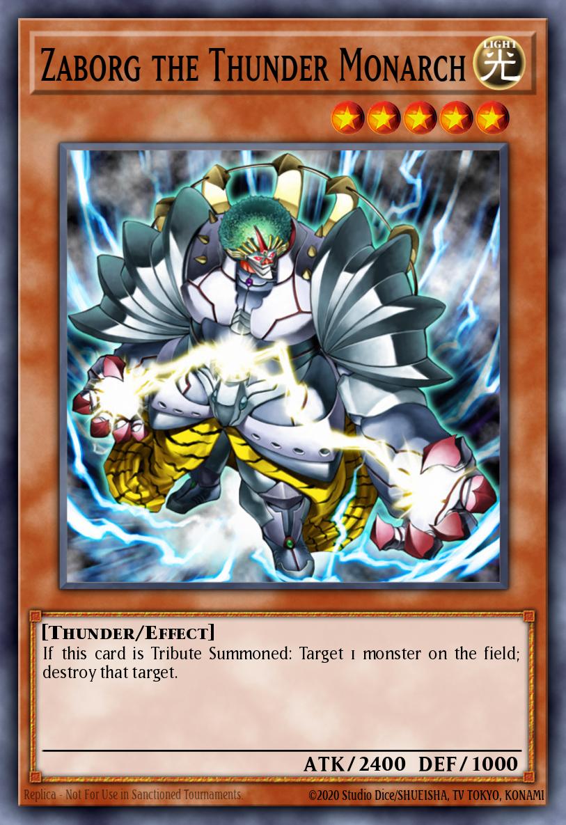Zaborg the Thunder Monarch Yu-Gi-Oh card