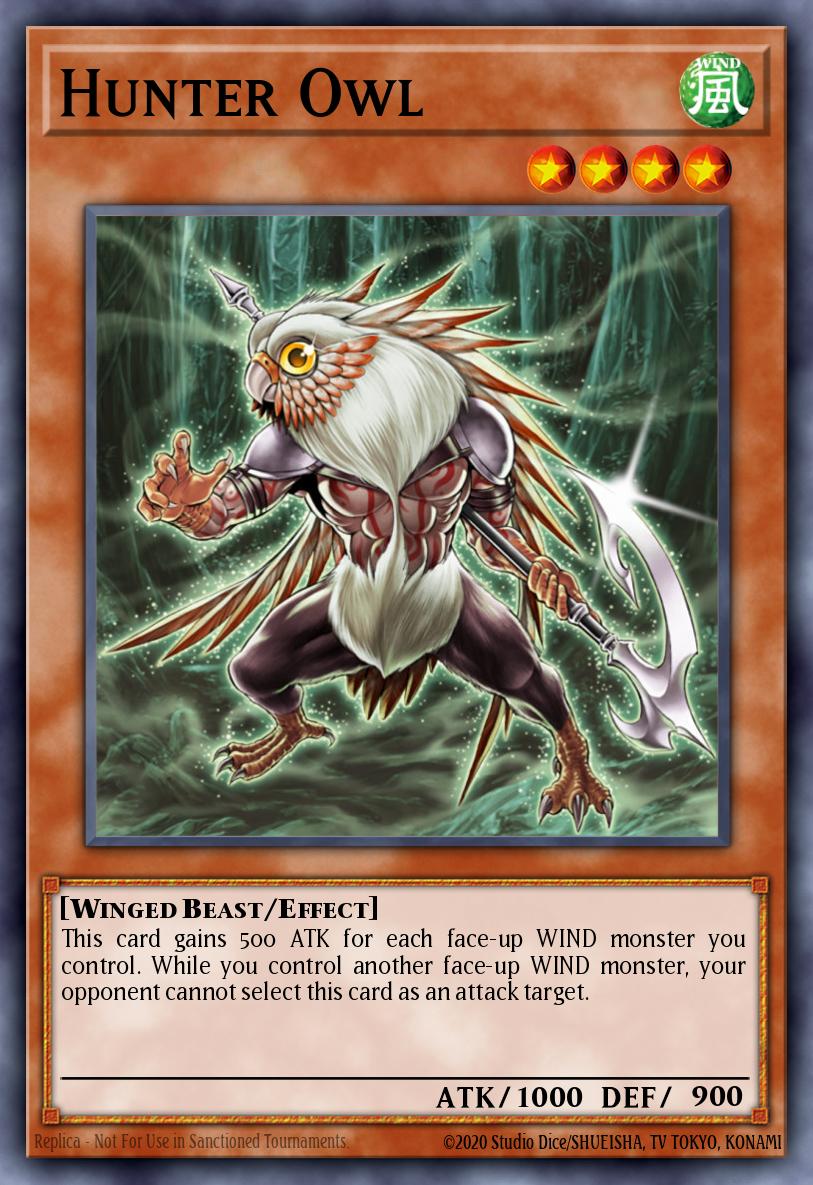 Hunter Owl Yu-Gi-Oh card