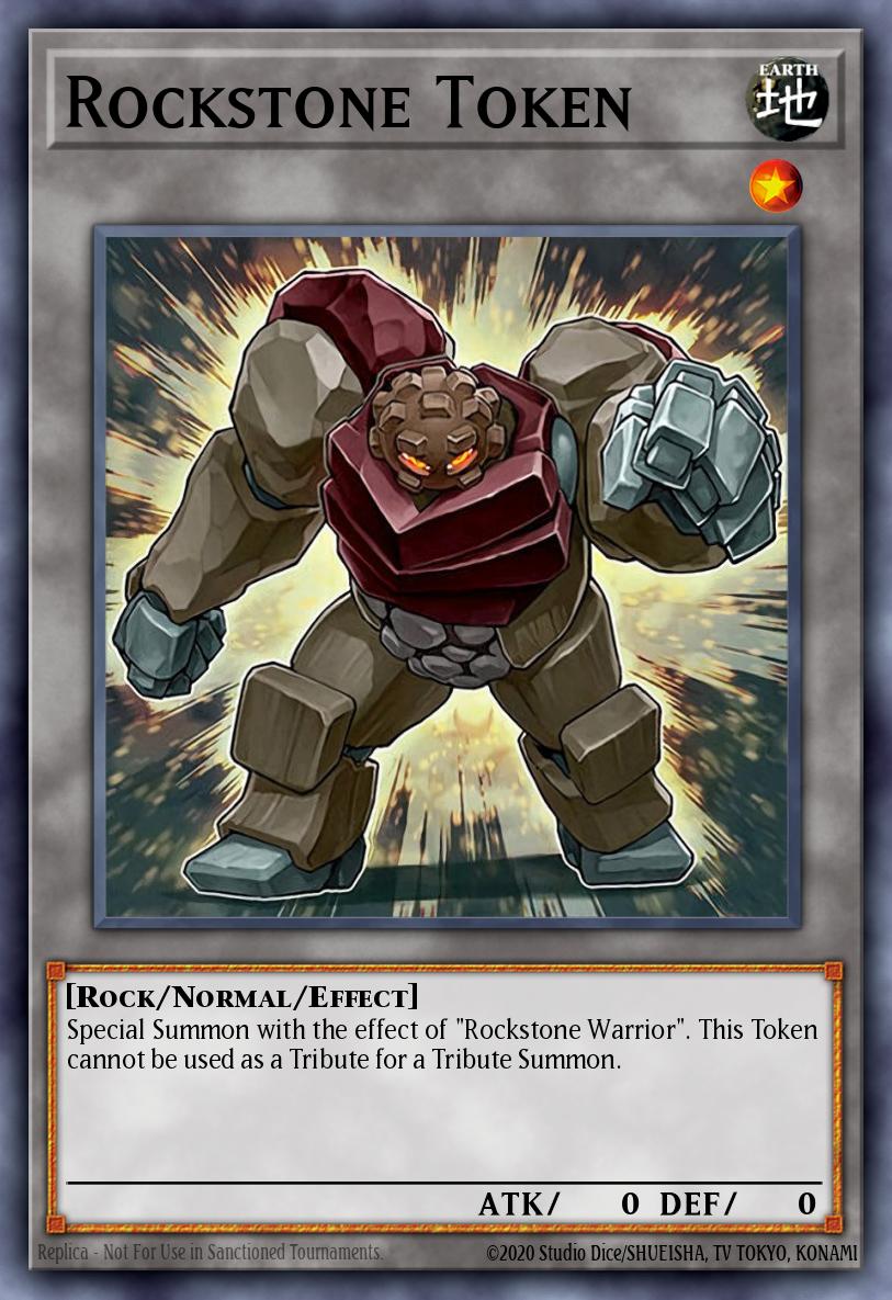 Rockstone Token Yu-Gi-Oh card