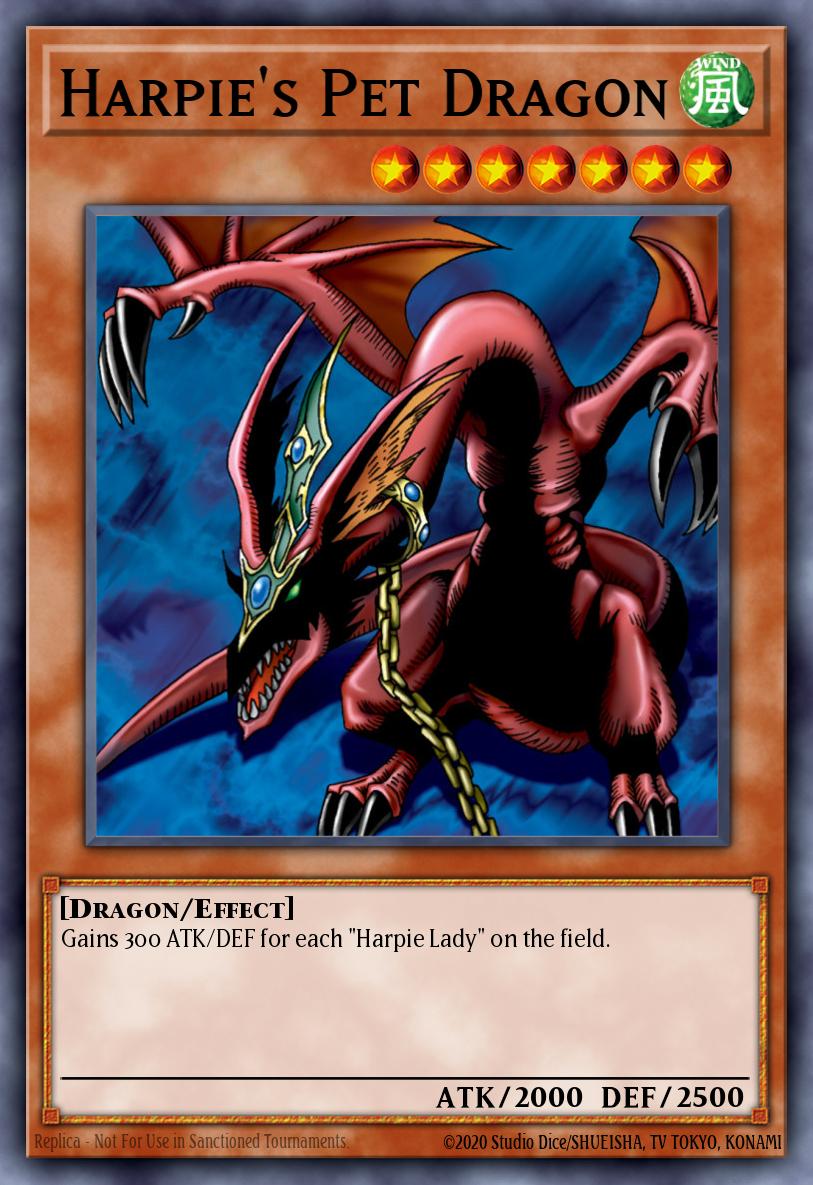 Harpie's Pet Dragon Yu-Gi-Oh card