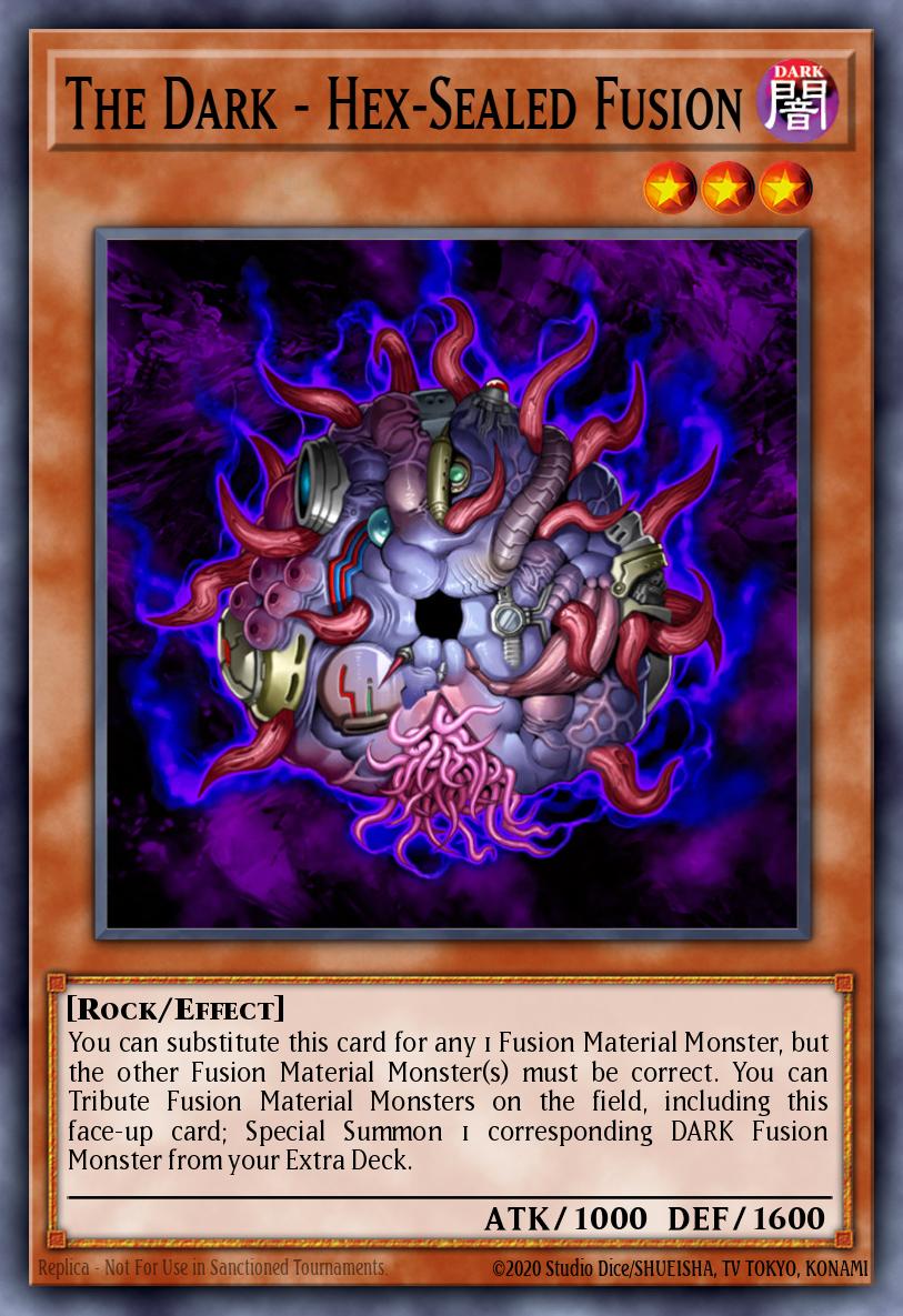 The Dark - Hex-Sealed Fusion Yu-Gi-Oh card