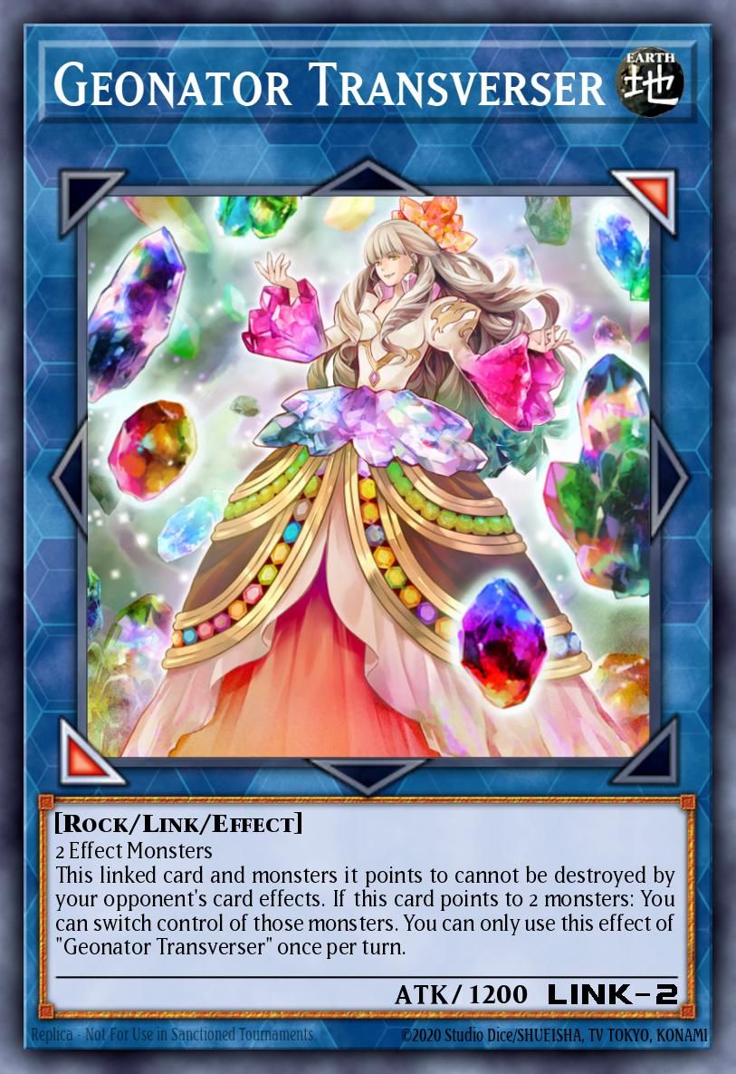 Geonator Transverser Yu-Gi-Oh card