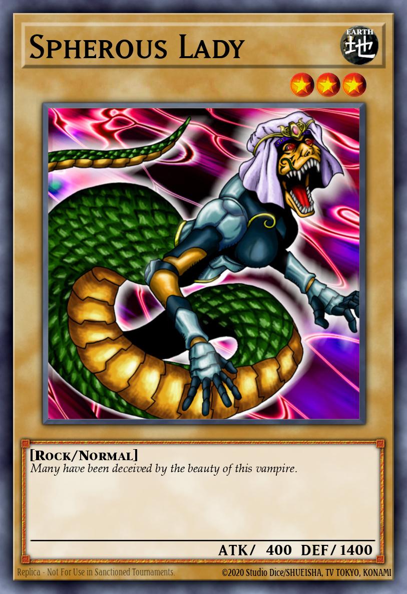 Spherous Lady Yu-Gi-Oh card
