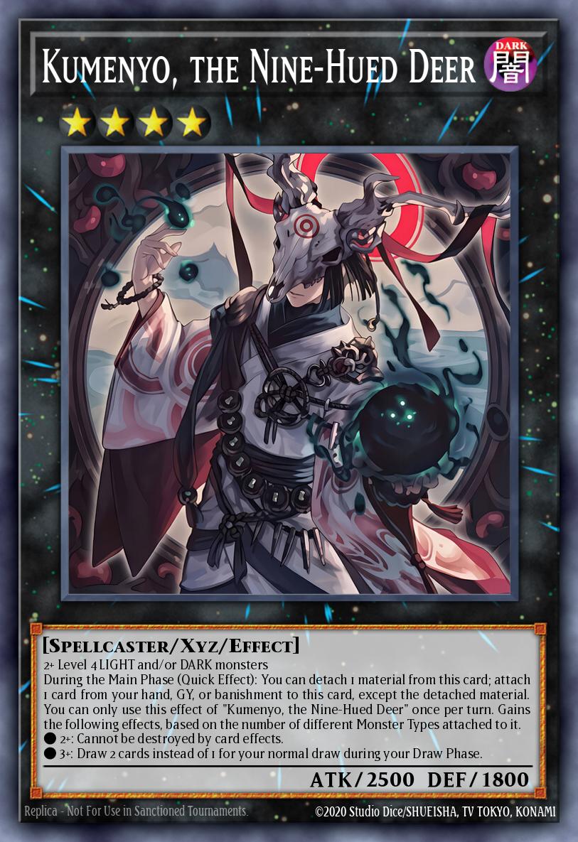 Kumenyo, the Nine-Hued Deer Yu-Gi-Oh card