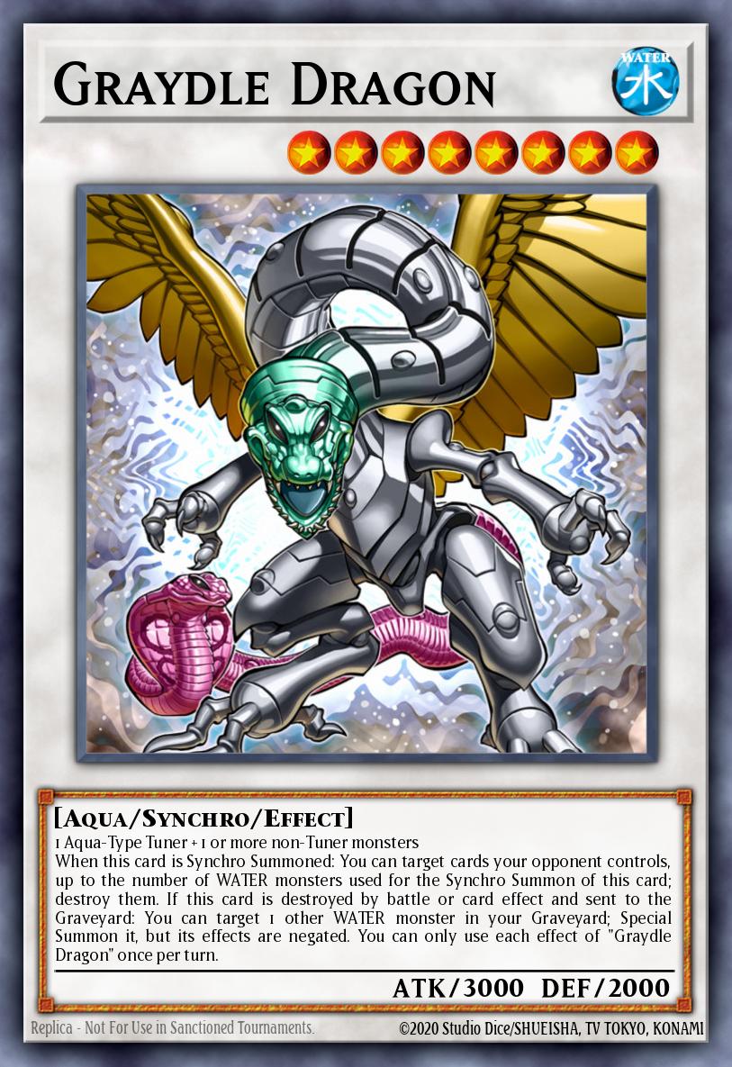 Graydle Dragon Yu-Gi-Oh card