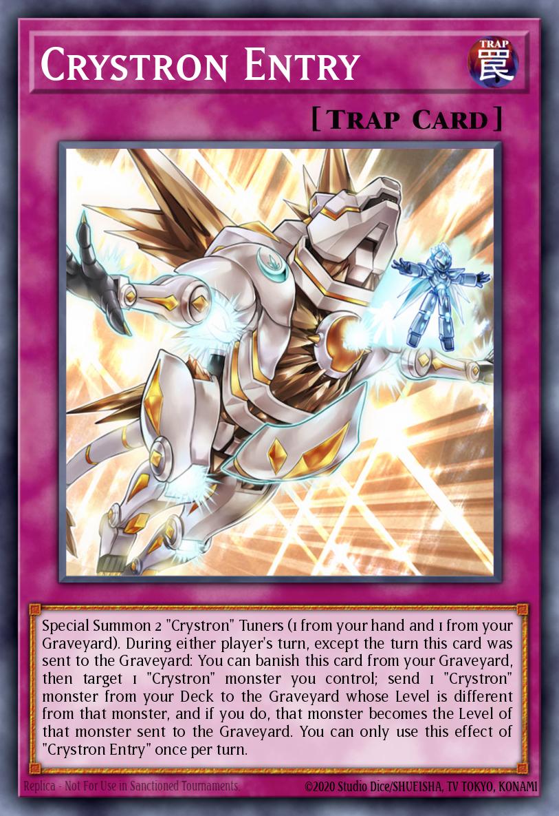 Crystron Entry Yu-Gi-Oh card