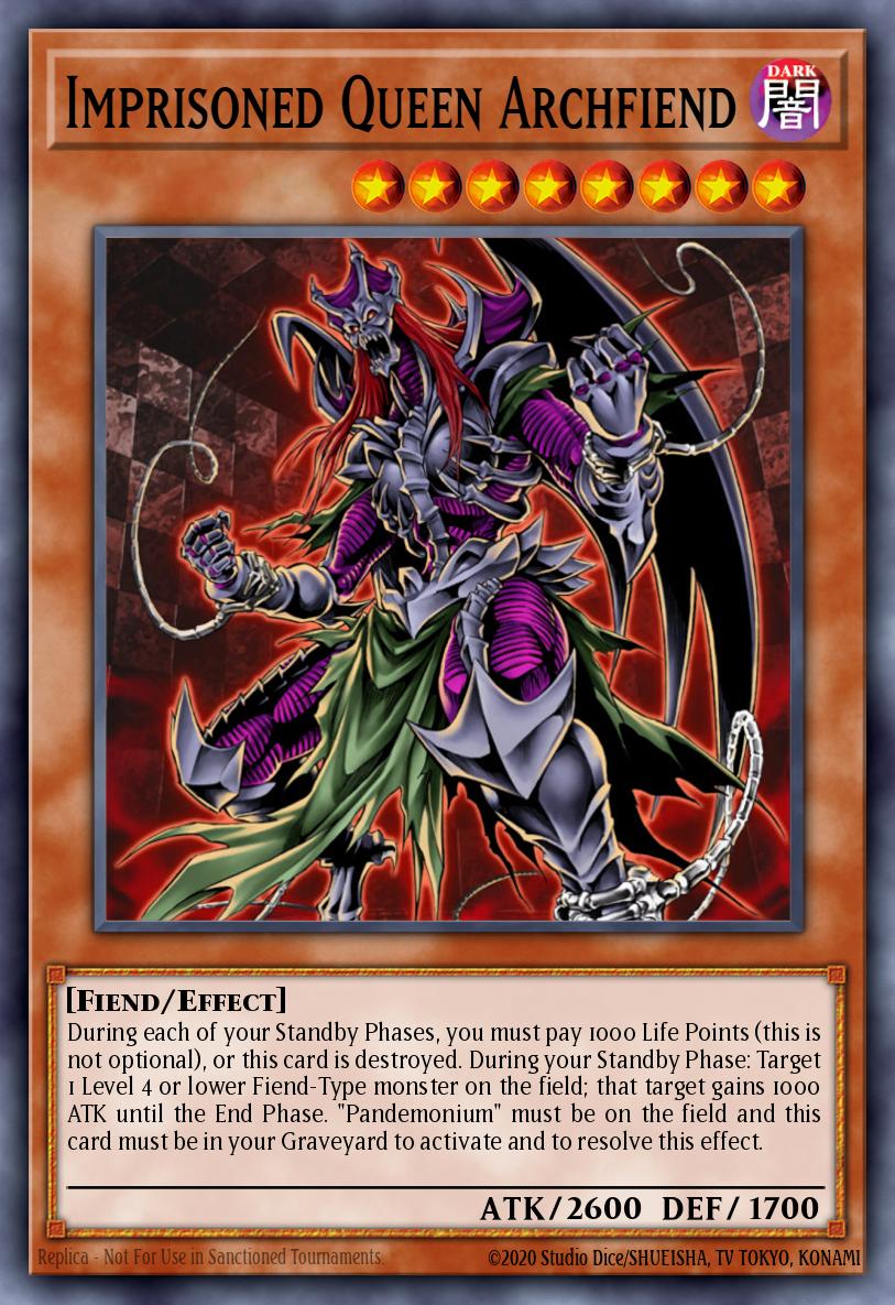 Imprisoned Queen Archfiend Yu-Gi-Oh card