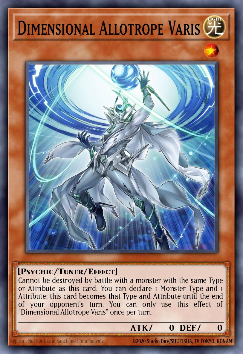 Dimensional Allotrope Varis Yu-Gi-Oh card