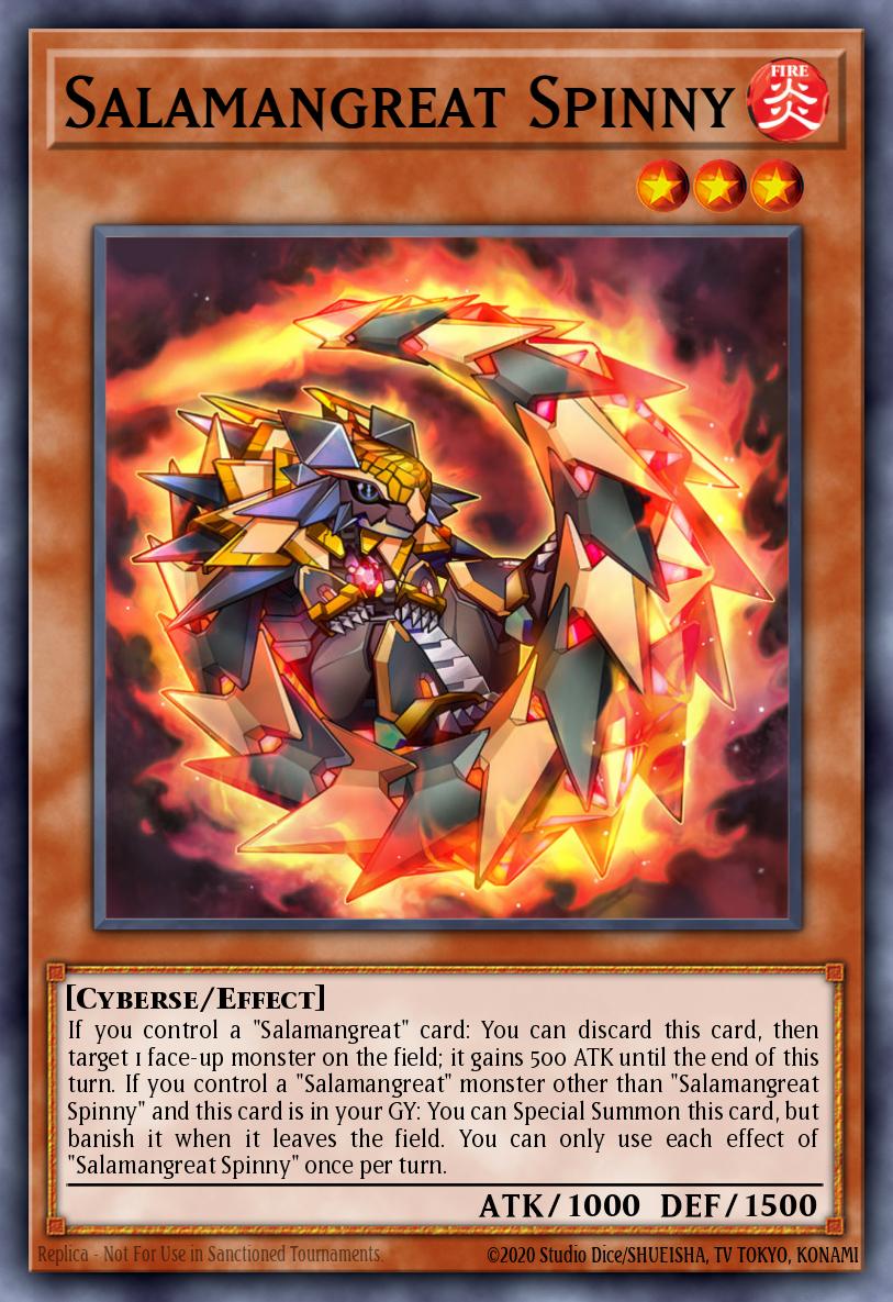 Salamangreat Spinny Yu-Gi-Oh card