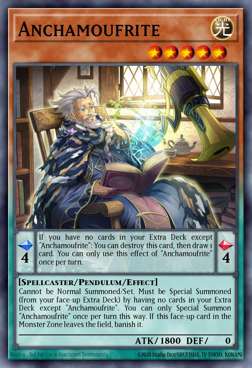 Anchamoufrite Yu-Gi-Oh card