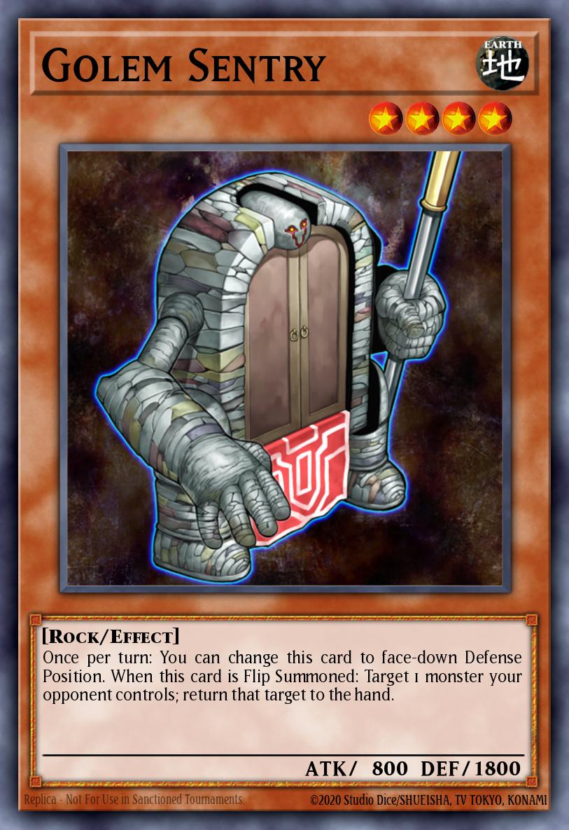 Golem Sentry Yu-Gi-Oh card