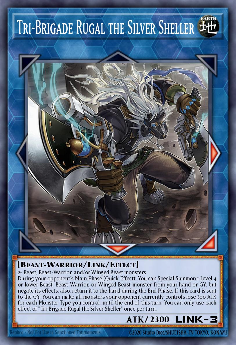 Tri-Brigade Rugal the Silver Sheller Yu-Gi-Oh card
