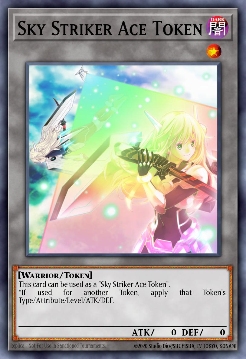 Sky Striker Ace Token Yu-Gi-Oh card