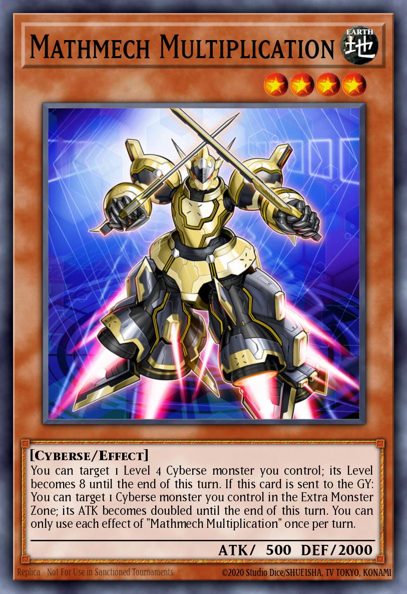 Mathmech Multiplication Yu-Gi-Oh card