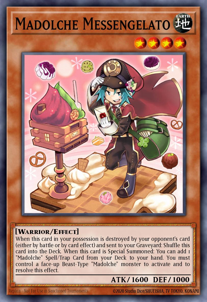 Madolche Messengelato Yu-Gi-Oh card