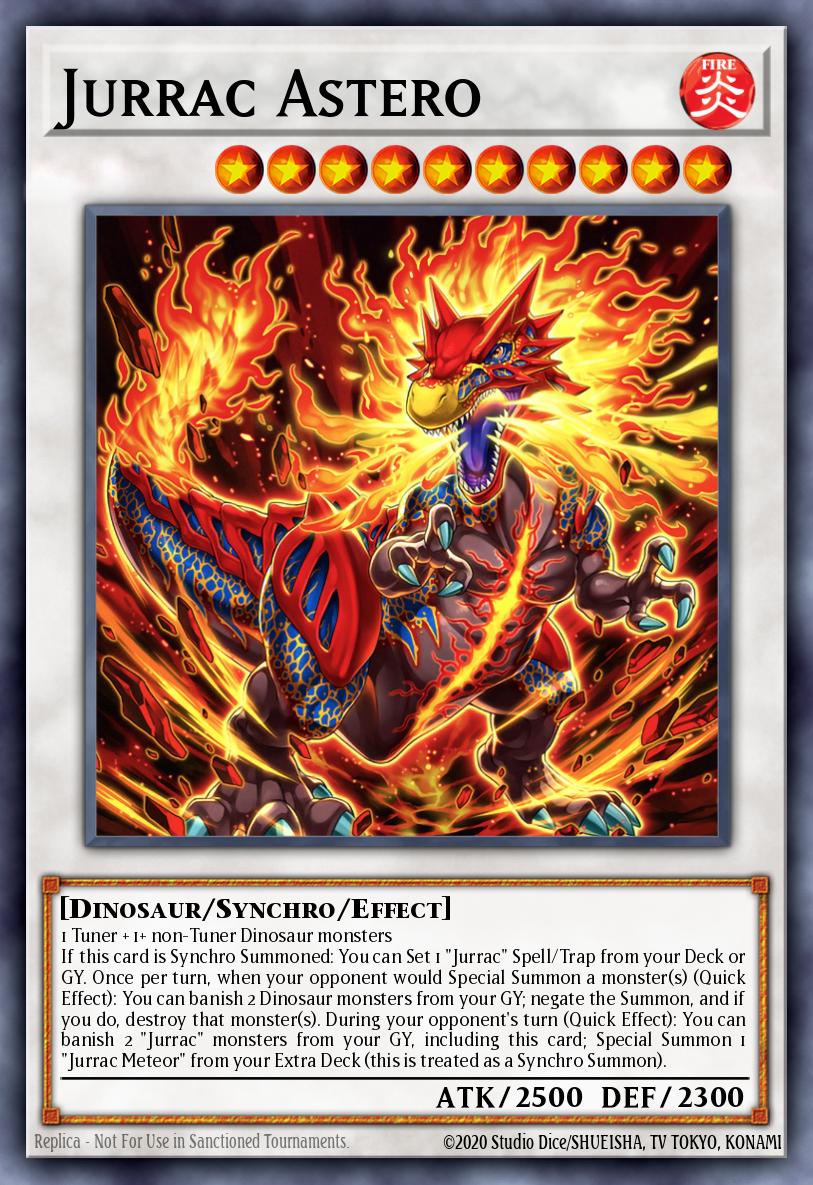 Jurrac Astero Yu-Gi-Oh card