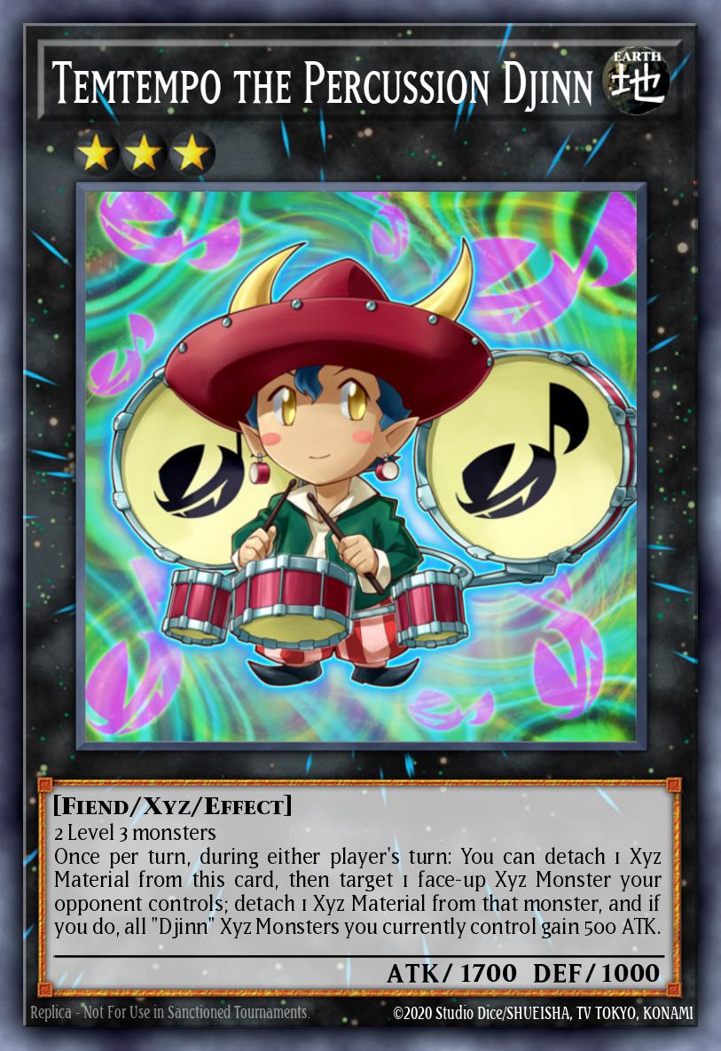 Temtempo the Percussion Djinn Yu-Gi-Oh card