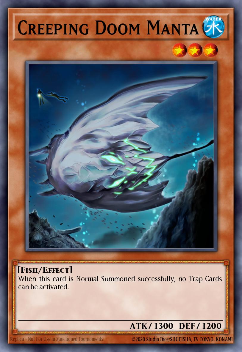 Creeping Doom Manta Yu-Gi-Oh card