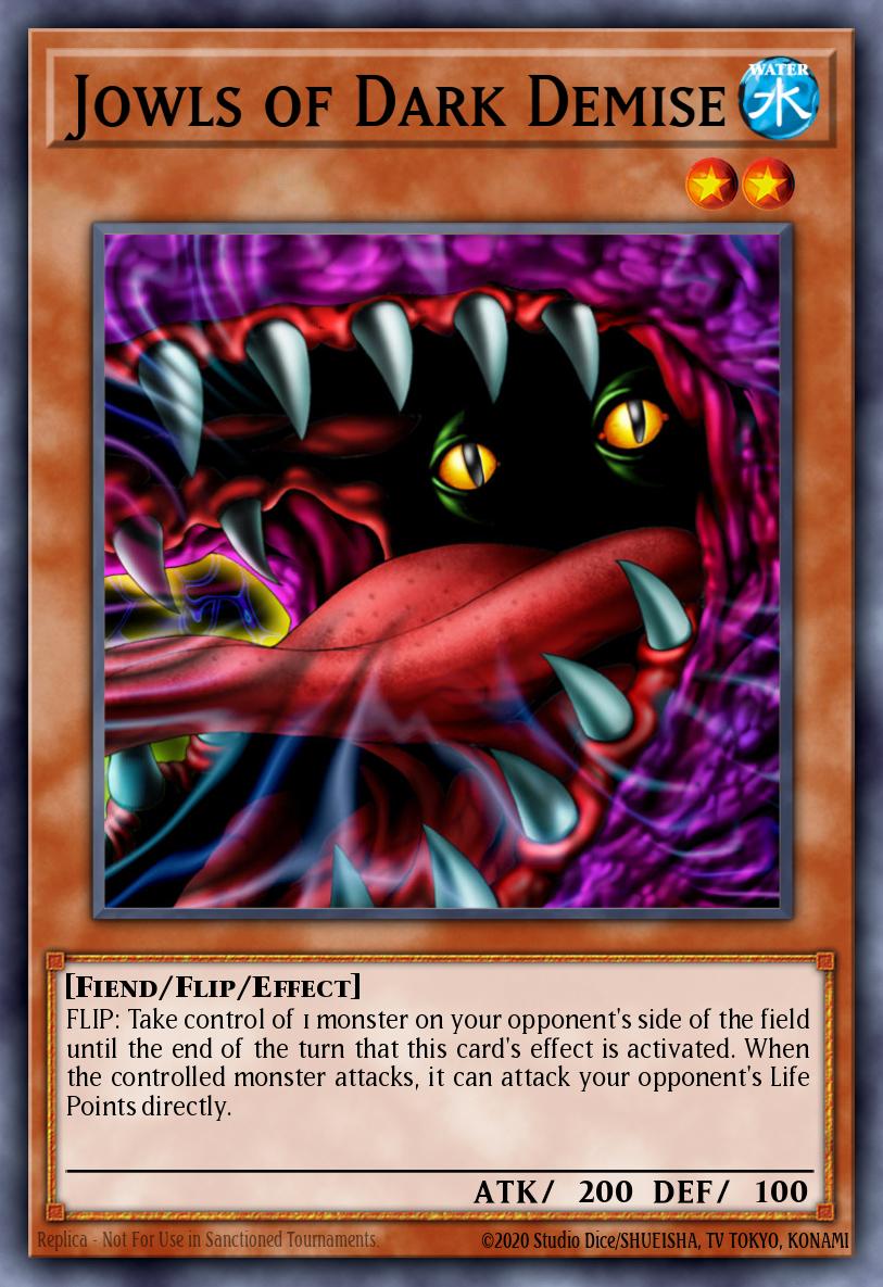 Jowls of Dark Demise Yu-Gi-Oh card