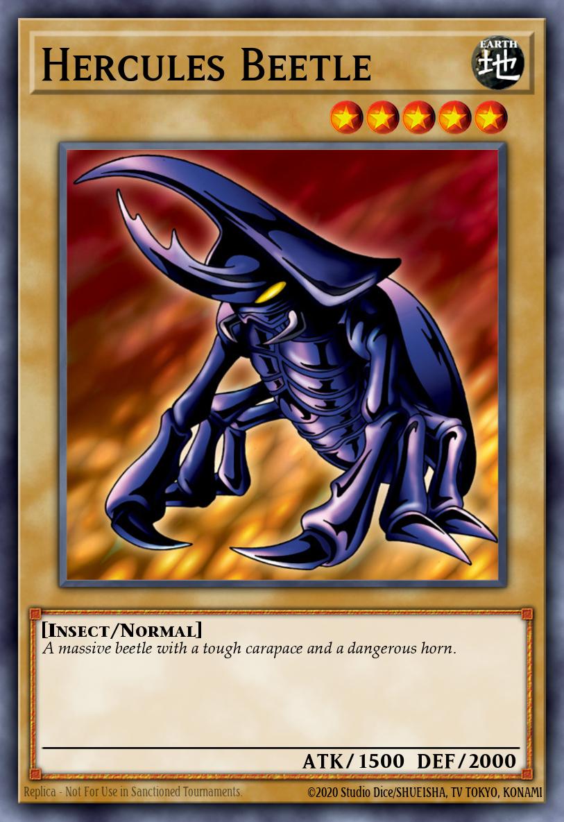 Hercules Beetle Yu-Gi-Oh card