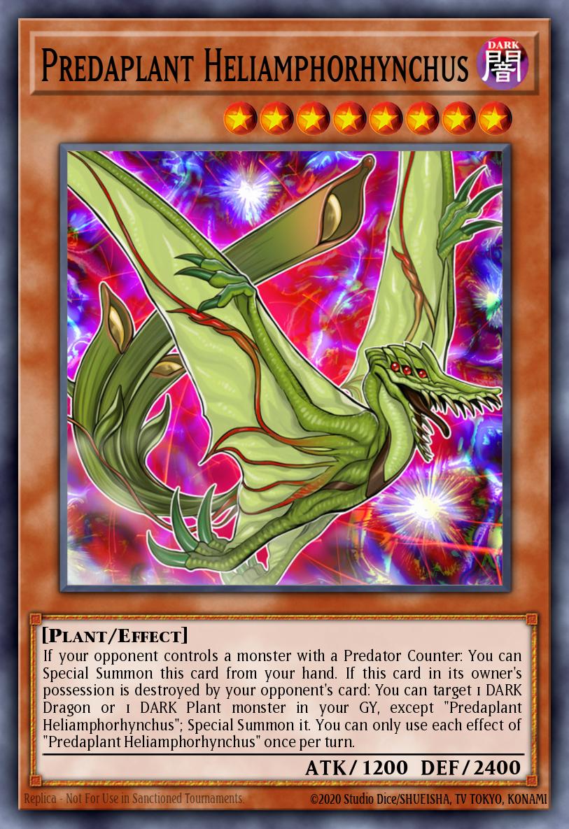 Predaplant Heliamphorhynchus Yu-Gi-Oh card