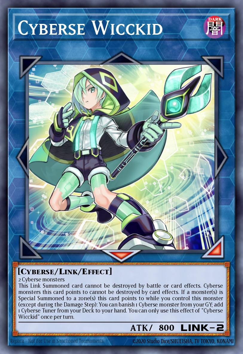 Cyberse Wicckid Yu-Gi-Oh card